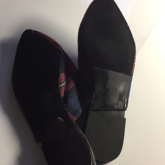 NBW urban outfitters mules plaid sz  6 - Picture 7 of 7